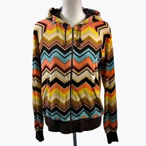 Missoni for Target Velvet Hoodie Jacket Size L